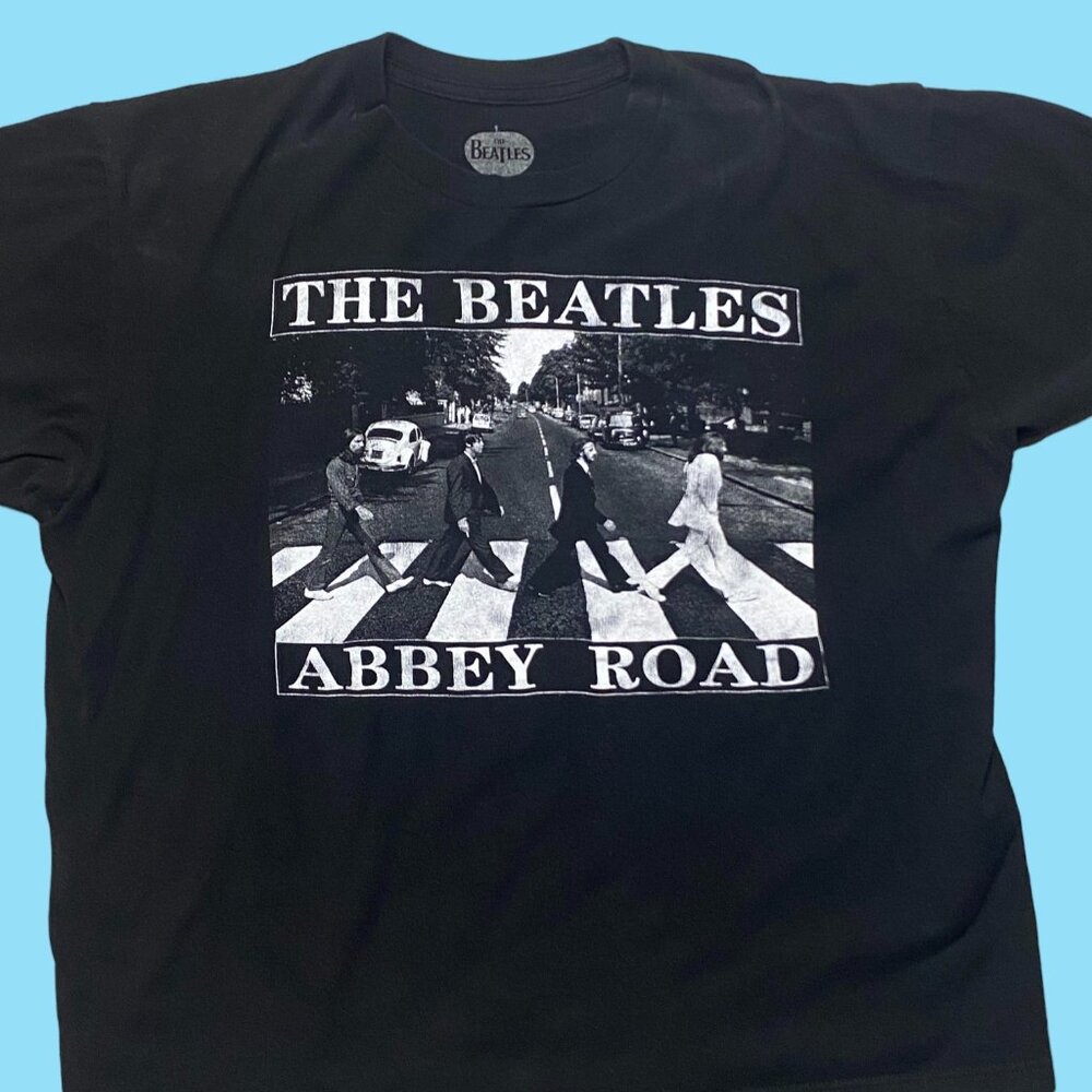 The Beatles Abbey Road Black T Shirt XL Official Merch